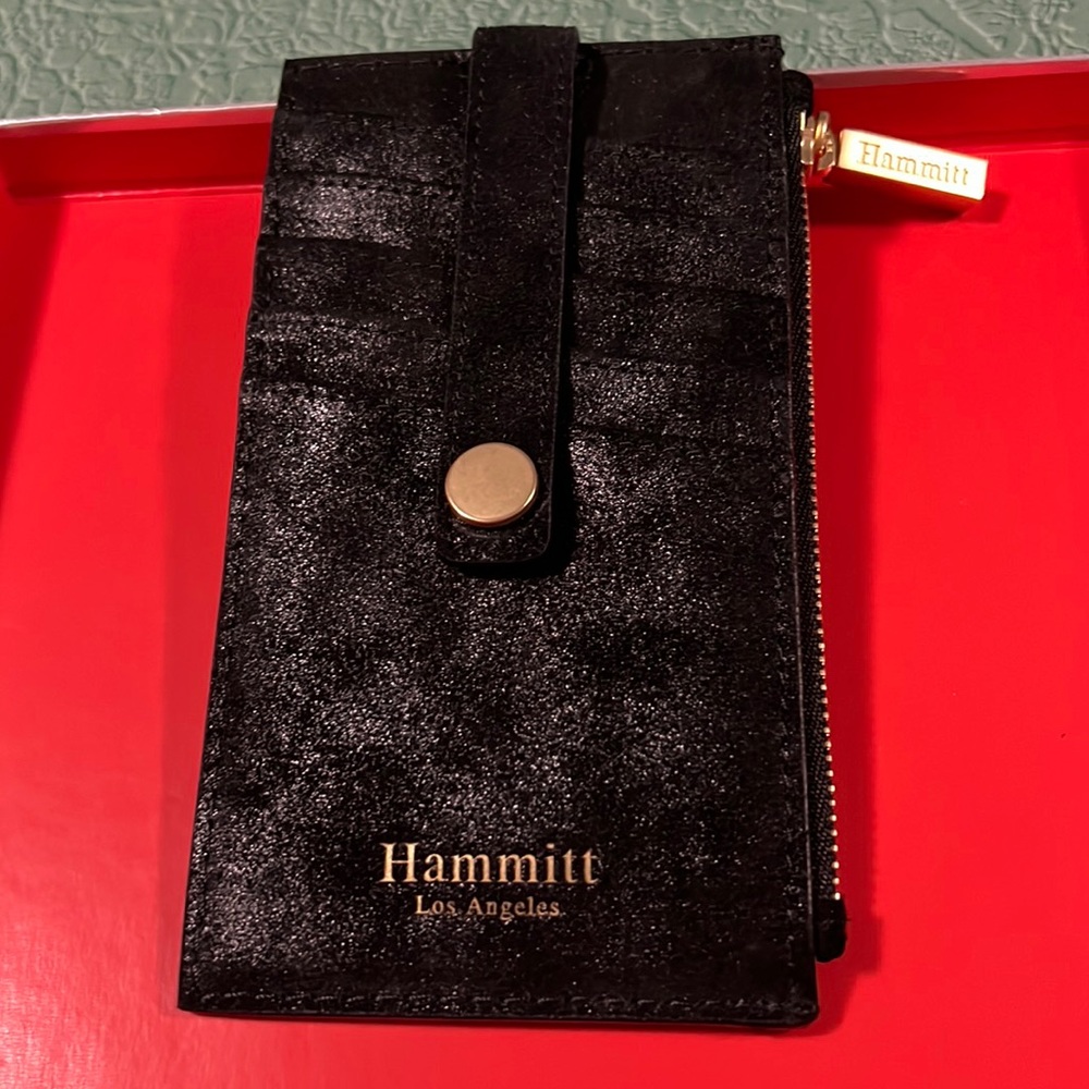 Hammitt leather card carrier